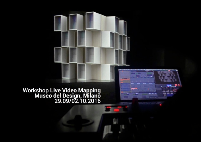 Workshop live video mapping _MILANO2016